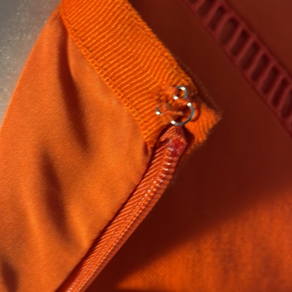 J.CREW Suiting DressClassic Orange Sleeveless Fitted fully lined Dress in Size 8 - Picture 12 of 13